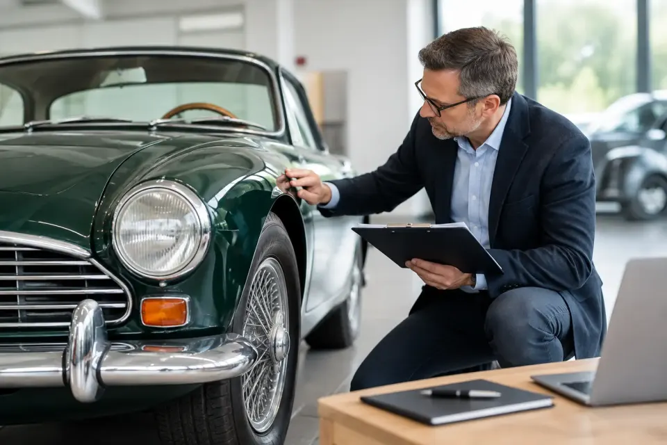 Oldtimer-Wertgutachten erstellen lassen – Symbolbild (KI-generiert)