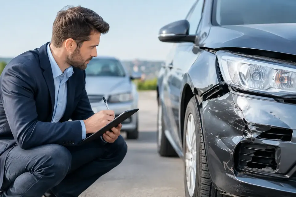 Wiederbeschaffungswert Auto nach Unfall richtig prüfen – Symbolbild (KI-generiert)